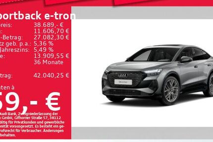 Audi Q4 e-tron 46.444 km 38.689 &euro; München 81825