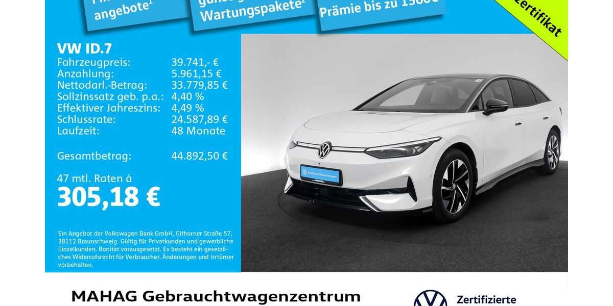 VW ID.7 47.655 km 38.982 &euro; München 80935