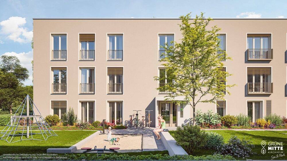 Etagenwohnung Kirchheim b. München Heimstetten - 2 Zimmer, 65 m&sup2;, 629.000&euro; | Angebot:25768620
