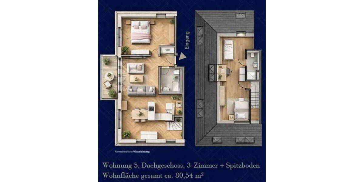 Etagenwohnung München Thalk.Obersendl.-Forsten-Fürstenr.-Solln - 3 Zimmer, 81 m&sup2;, 955.000&euro; | Angebot:26685858