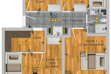 Zimmer München Fürstenried - 970&euro; | Angebot:27415199