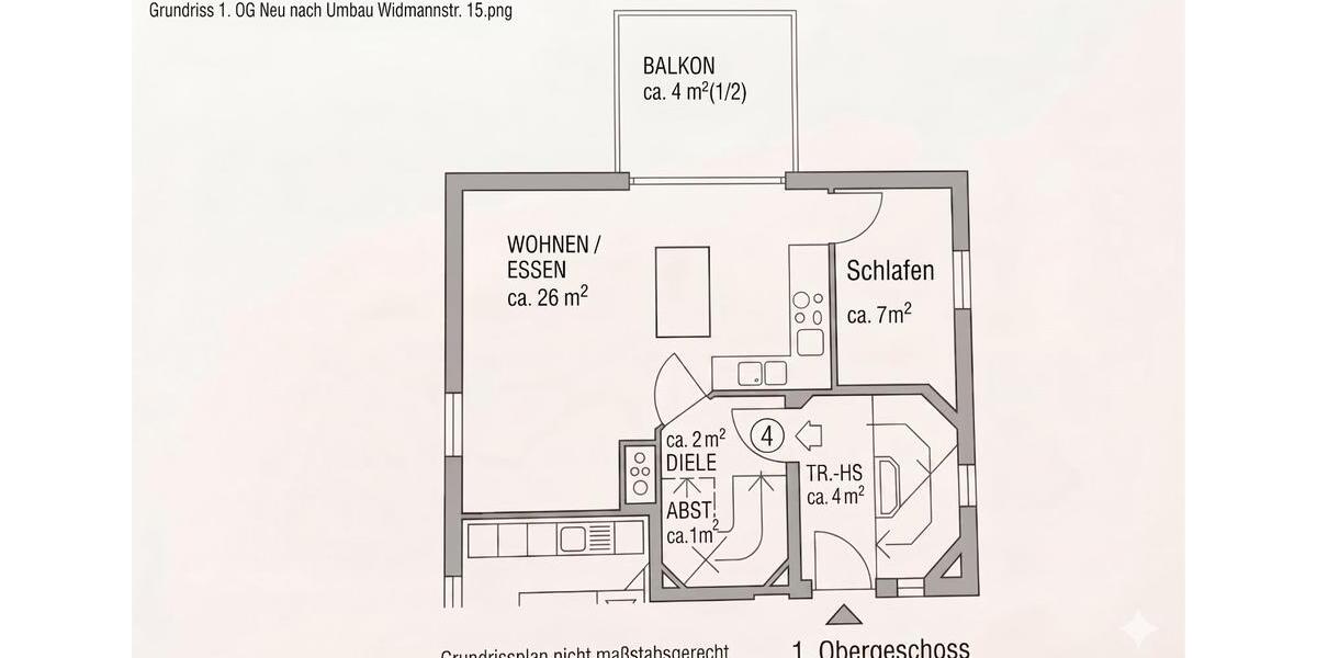 Maisonettenwohnung München Messestadt Riem - 2.5 Zimmer, 70 m&sup2;, 599.000&euro; | Angebot:26940665