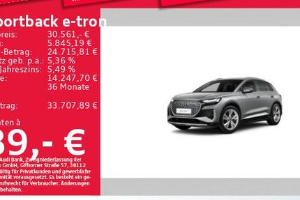 Audi Q4 e-tron 80.641 km 28.864 &euro; München 81825