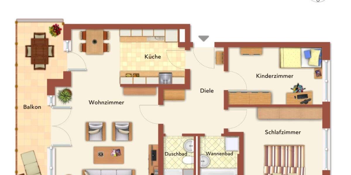 Etagenwohnung München Laim - 2 Zimmer, 80 m&sup2;, 1.400&euro; | Angebot:26257665
