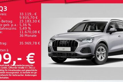 Audi Q3 19.949 km 33.119 &euro; Eching 85386