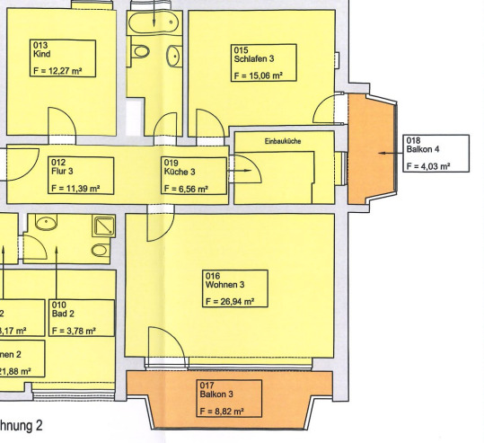 Etagenwohnung Gröbenzell - 3 Zimmer, 81 m&sup2;, 1.200&euro; | Angebot:26155593