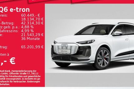 Audi Q6 e-tron 24.431 km 60.449 &euro; Eching 85386