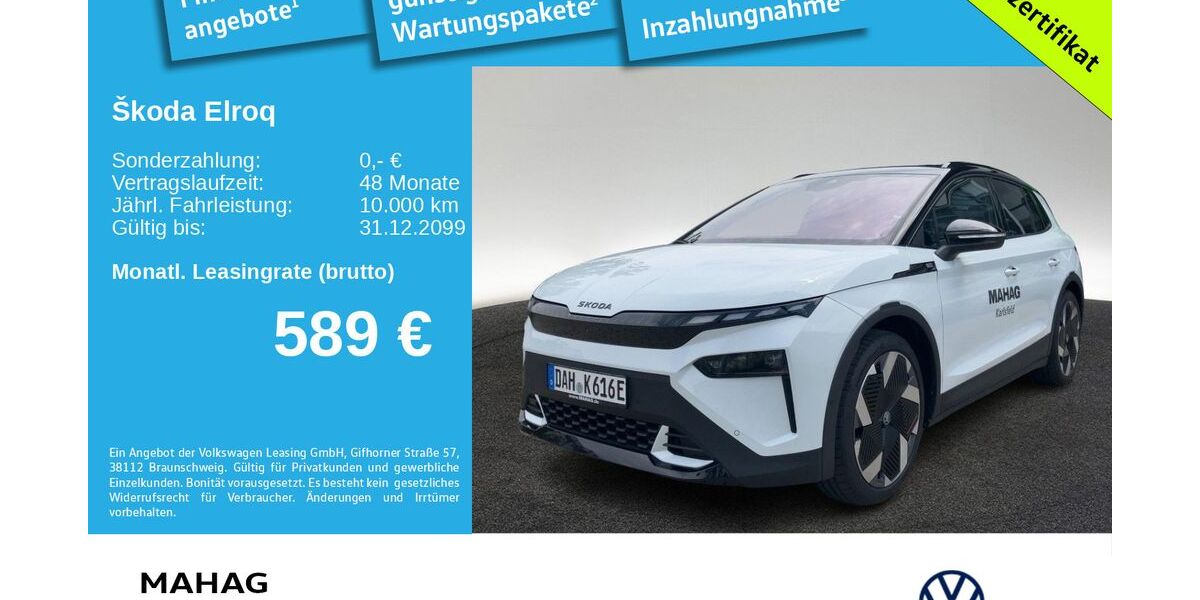Skoda Elroq 5.000 km 45.970 &euro; Dachau 85221