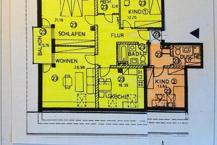 Wohnung München Nymphenburg - 4 Zimmer, 99 m&sup2;, 349.000&euro; | Angebot:25568958