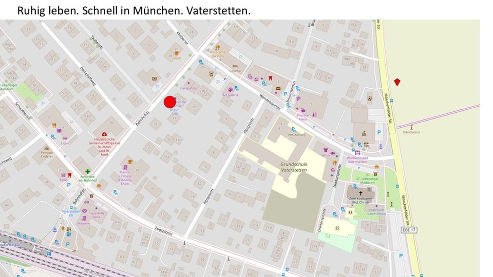 2-Zimmer-Neubauwohnung mit TG in Vaterstetten und S-Bahn ums Eck 2 zimmer