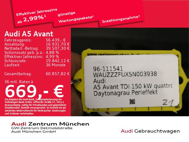 Audi A5 13.084 km 54.762 &euro; München 80935