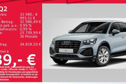 Audi Q2 5.776 km 33.751 &euro; München 81825