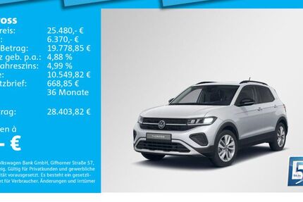 VW T-Cross 1.453 km 25.480 &euro; München 80687