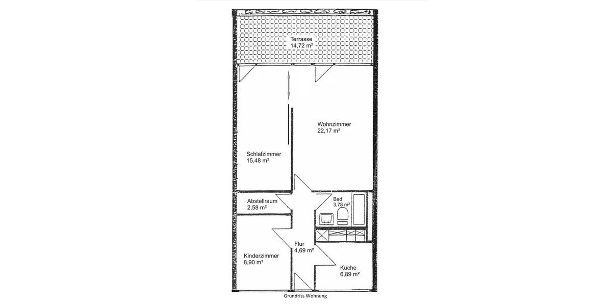 Etagenwohnung Unterschleißheim - 3.5 Zimmer, 80 m&sup2;, 500.000&euro; | Angebot:27155254