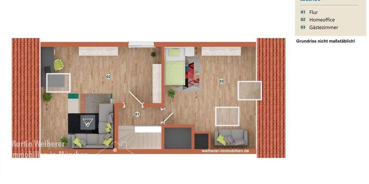 Doppelhaushälfte München Moosach - 6 Zimmer, 150 m&sup2;, 1.050.000&euro; | Angebot:25289373