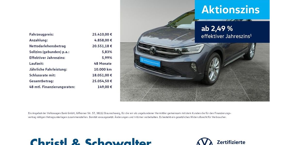 VW Taigo 18.300 km 24.712 &euro; München 81476