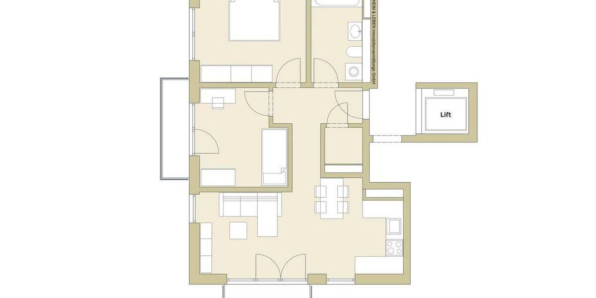 Etagenwohnung München Berg am Laim - 3 Zimmer, 64 m&sup2;, 679.000&euro; | Angebot:26594800