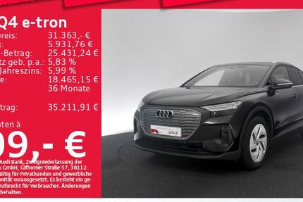 Audi Q4 e-tron 75.821 km 29.984 &euro; Eching 85386
