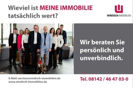 WINDISCH - Gepflegtes REH mit Einliegerwhg. in familienfreundlicher Lage von Gröbenzell - bezugsfrei - Reihenendhaus Gröbenzell | Angebot:26297196