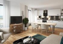 Ab September: Architektonisches Highlight mit 3 Zimmern und Weitblick