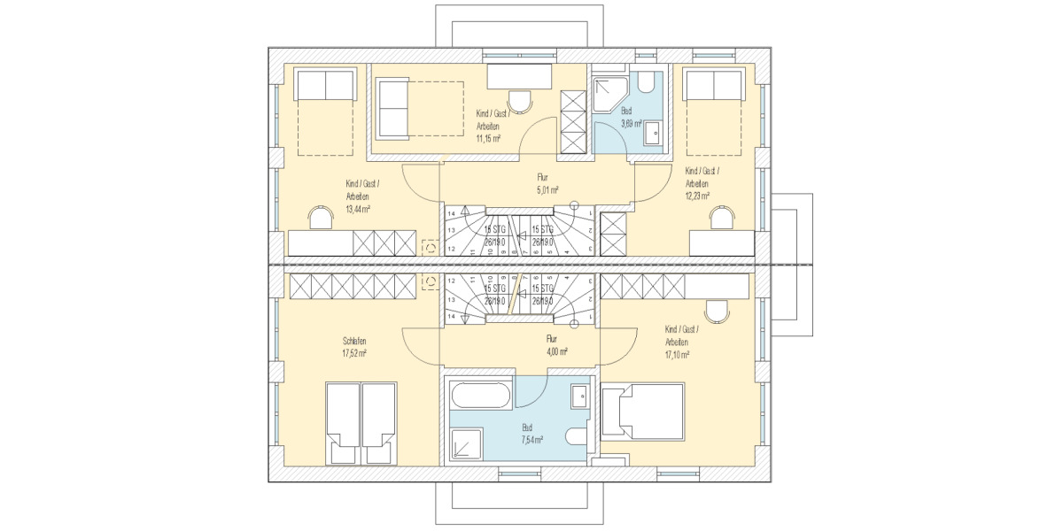 Doppelhaushälfte Gilching Neugilching - 5 Zimmer, 159 m&sup2;, 1.116.500&euro; | Angebot:26037789