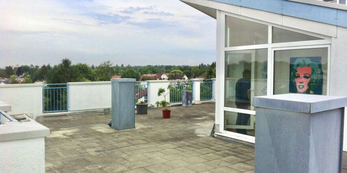 Einzigartige Maisonette-Wohnung mit 153 m² Dachterrasse - Terrassenwohnung München Allach-Untermenzing | Angebot:26441369