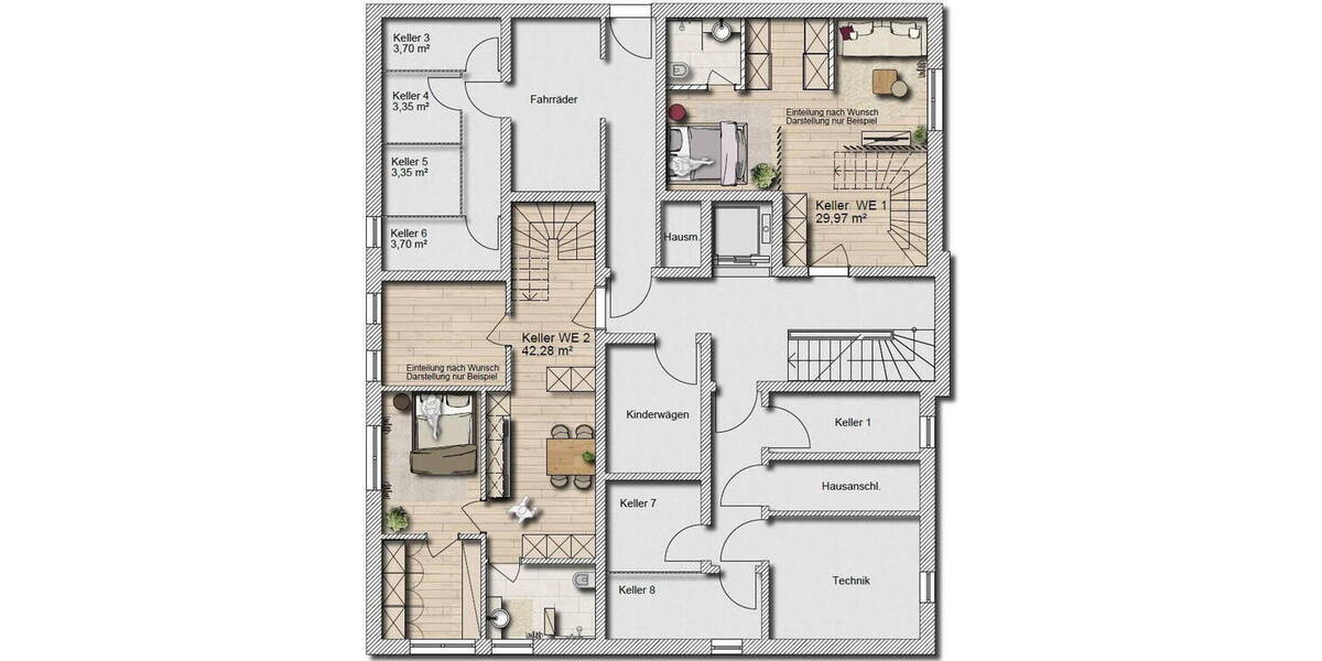 Terrassenwohnung München Aubing-Lochhausen-Langwied - 2 Zimmer, 79 m&sup2;, 759.000&euro; | Angebot:26156031