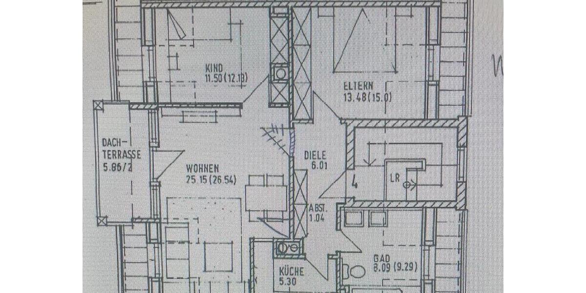Dachgeschoßwohnung München Aubing-Lochhausen-Langwied - 3 Zimmer, 72 m&sup2;, 625.000&euro; | Angebot:26121941