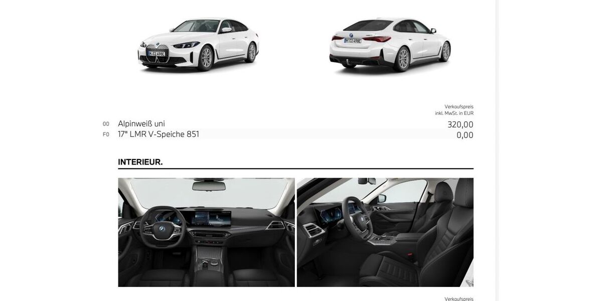 BMW i4 18.000 km 45.900 &euro; München 80939