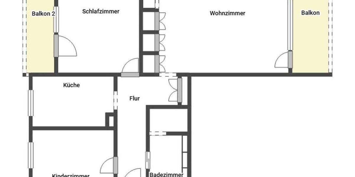 Etagenwohnung Germering Neugermering - 3 Zimmer, 82 m&sup2;, 479.000&euro; | Angebot:25984983