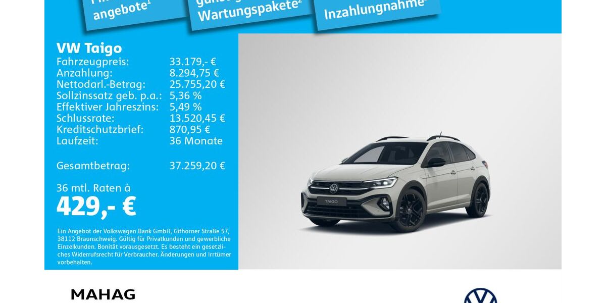 VW Taigo 3.000 km 33.179 &euro; Dachau 85221