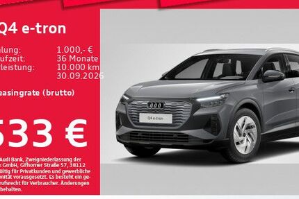 Audi Q4 e-tron 7.736 km 46.859 &euro; Eching 85386
