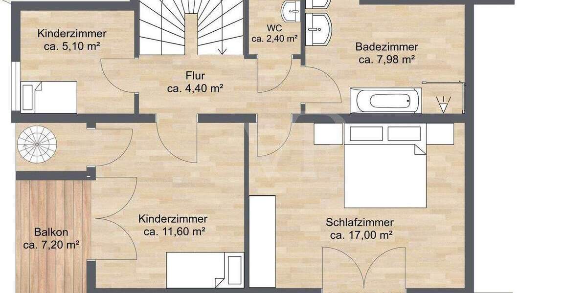 Doppelhaushälfte Gräfelfing - 5 Zimmer, 148 m&sup2;, 1.280.000&euro; | Angebot:25670519