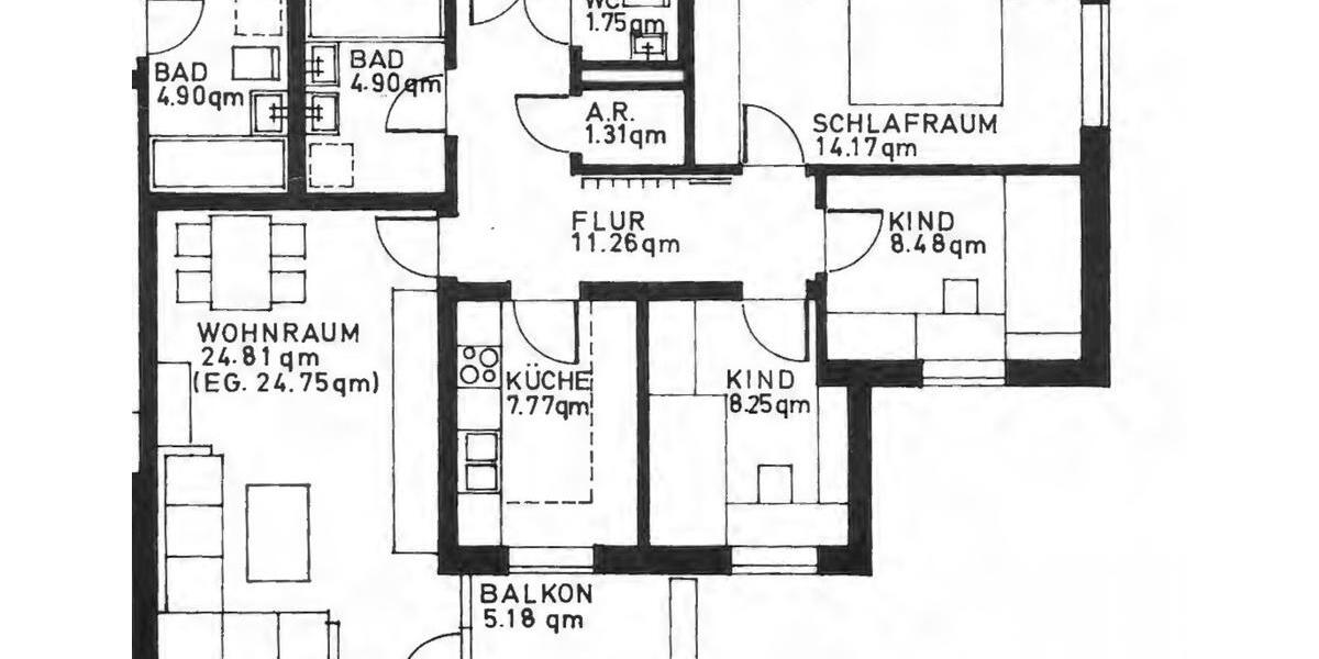Etagenwohnung Germering - 4 Zimmer, 85 m&sup2;, 1.890&euro; | Angebot:25918687