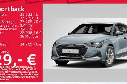 Audi A3 18.995 km 31.633 &euro; Eching 85386