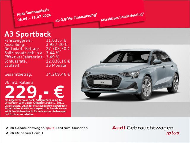 Audi A3 18.995 km 31.633 &euro; Eching 85386