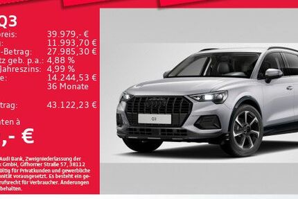 Audi Q3 10.407 km 39.979 &euro; Eching 85386