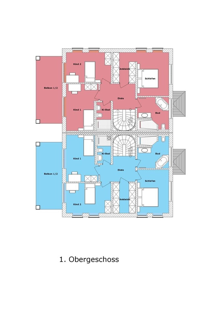 • SEHR GUTER PREIS IM NEUBAU • GROSSE DHH MIT 192 QM WFL • 5 SCHLAFZUMMER • SÜD-LAGE IN GERMERING •