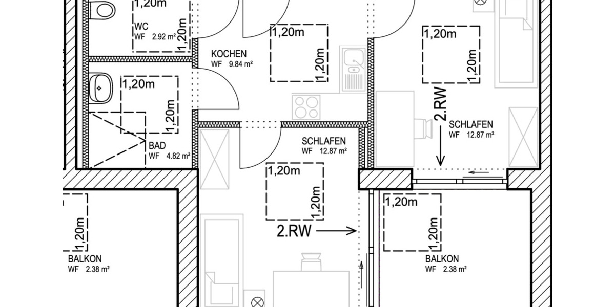 Erstbezug! 1-Zimmer Wohnungen in Premium Neubau! (nur Studenten) 1 zimmer