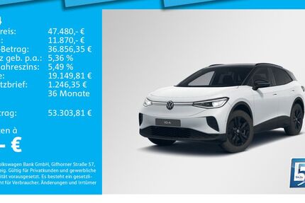 VW ID.4 5.167 km 47.181 &euro; München 80935