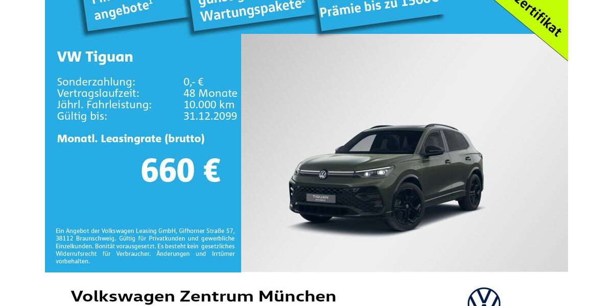 VW Tiguan 6.500 km 58.980 &euro; München 81669