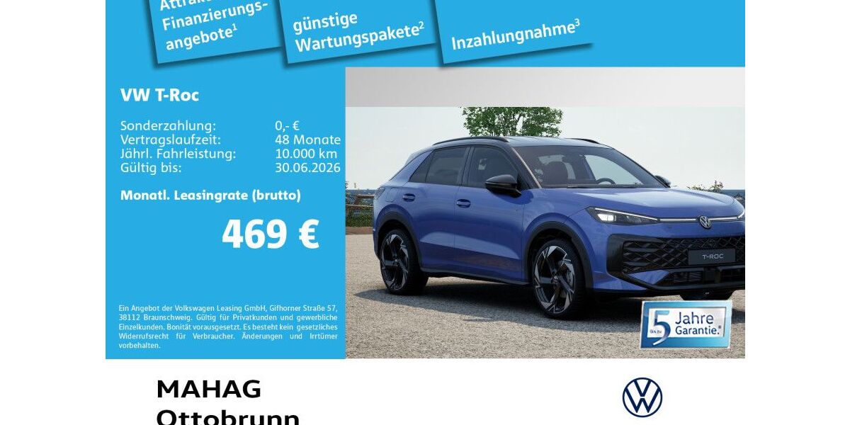 VW T-Roc 3.000 km 45.760 &euro; Ottobrunn 85521