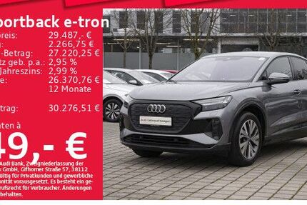 Audi Q4 e-tron 23.337 km 28.768 &euro; München 80935