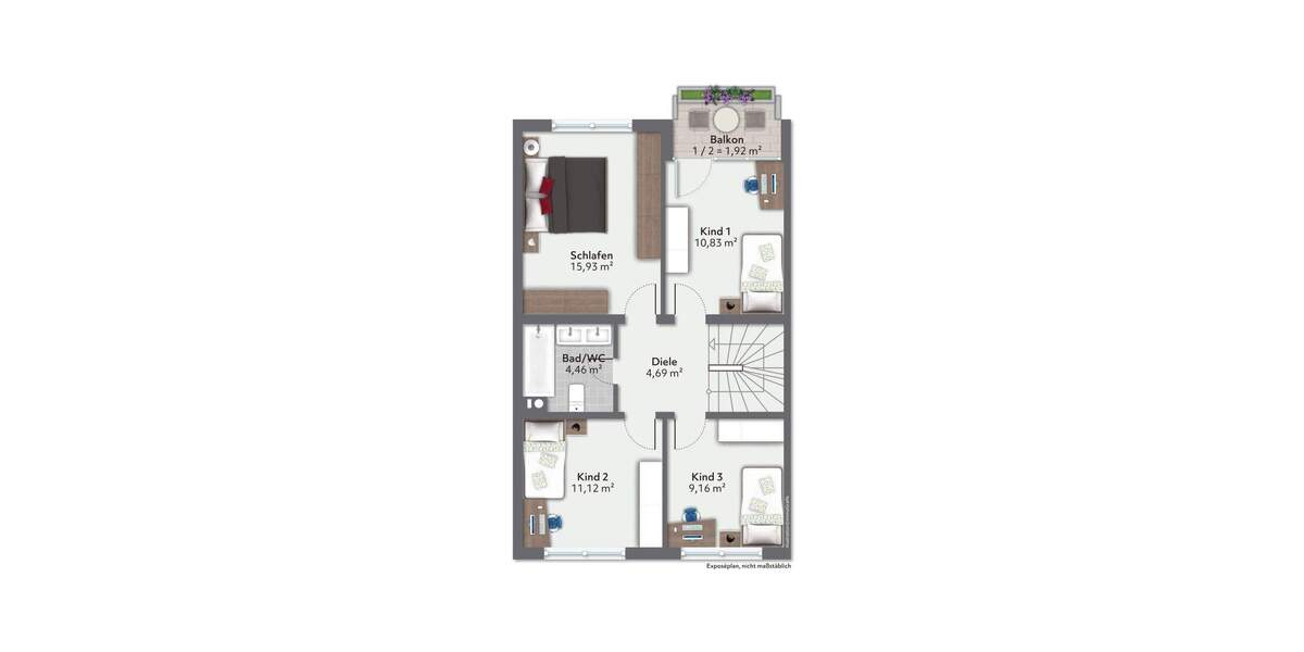 Reihenendhaus Baldham Baldham - 7 Zimmer, 143 m&sup2;, 848.000&euro; | Angebot:25726682