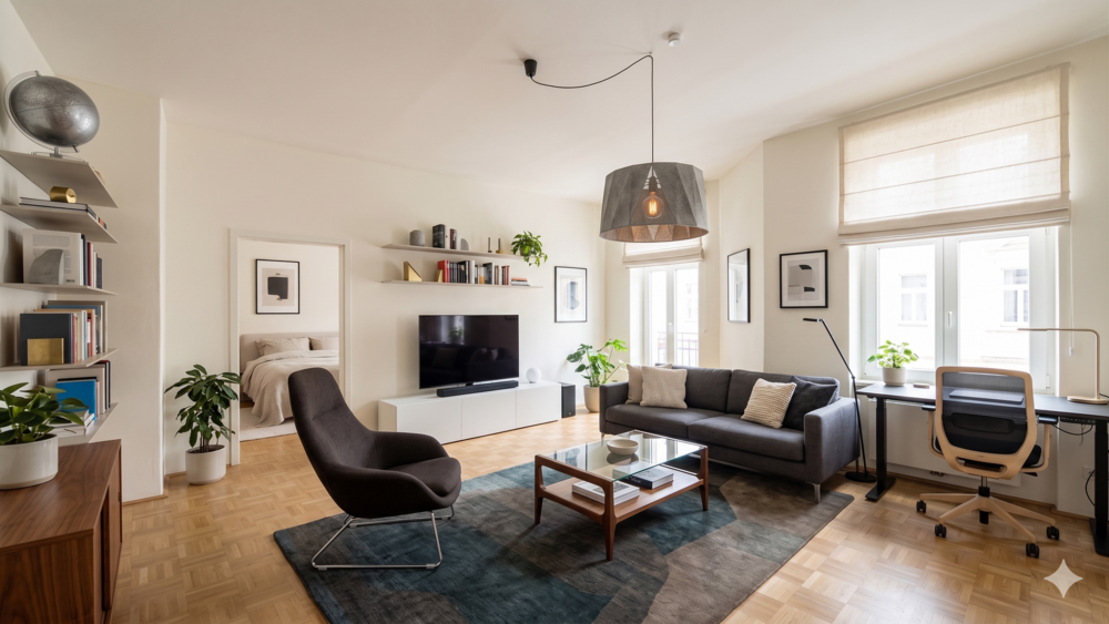Etagenwohnung München Neuhausen-Nymphenburg - 2 Zimmer, 72 m&sup2;, 559.000&euro; | Angebot:26906445