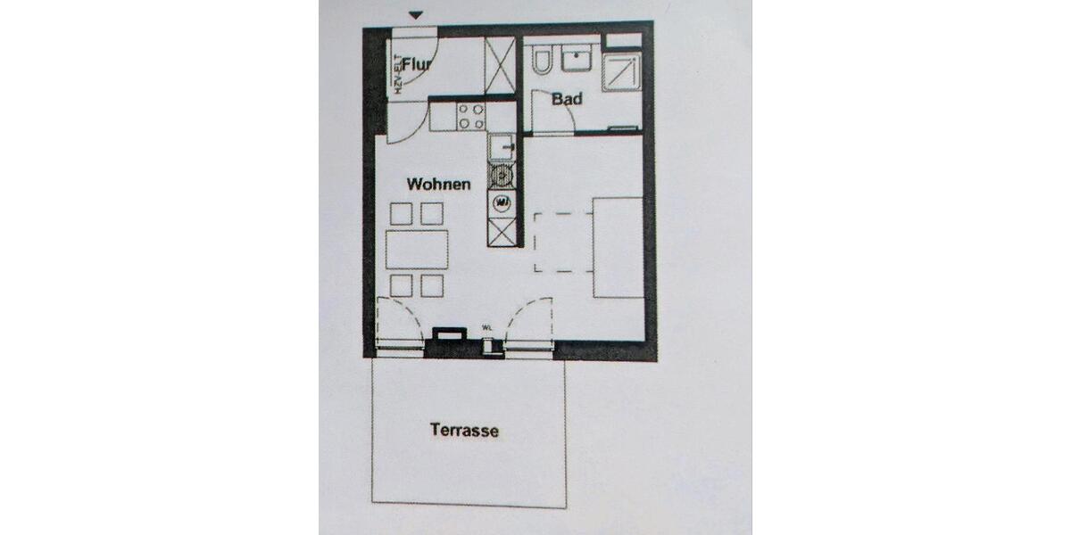 Erdgeschoßwohnung München Au-Haidhausen - 1 Zimmer, 39 m&sup2;, 385.000&euro; | Angebot:25118185