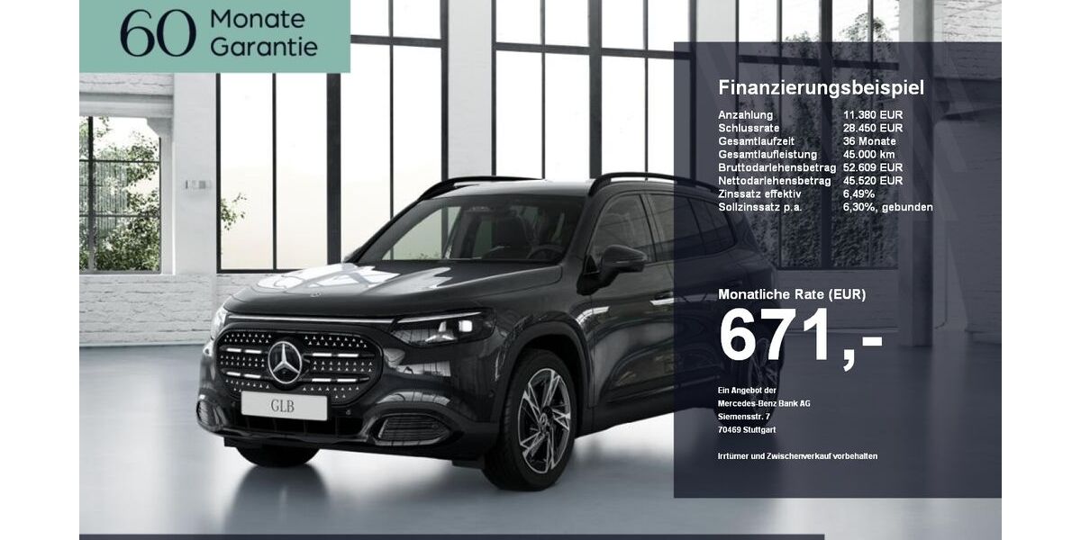 Mercedes-Benz GLB 250 6.200 km 54.900 &euro; Ebersberg 85560