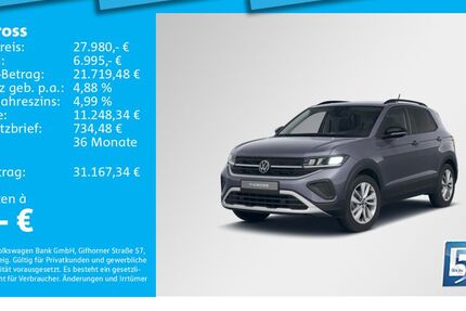 VW T-Cross 3.019 km 27.980 &euro; München 80935