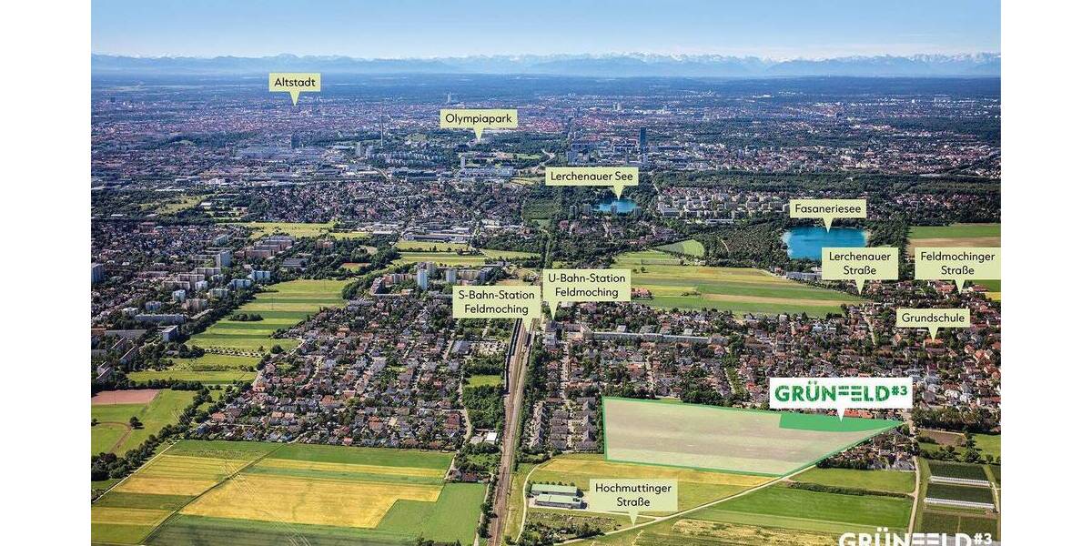 Etagenwohnung München Feldmoching-Hasenbergl - 4 Zimmer, 91 m&sup2;, 848.000&euro; | Angebot:26358386