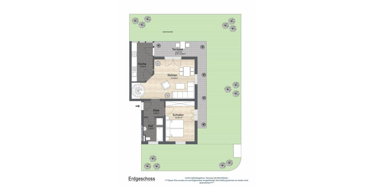 Etagenwohnung Holzkirchen - 2 Zimmer, 60 m&sup2;, 475.000&euro; | Angebot:26824673